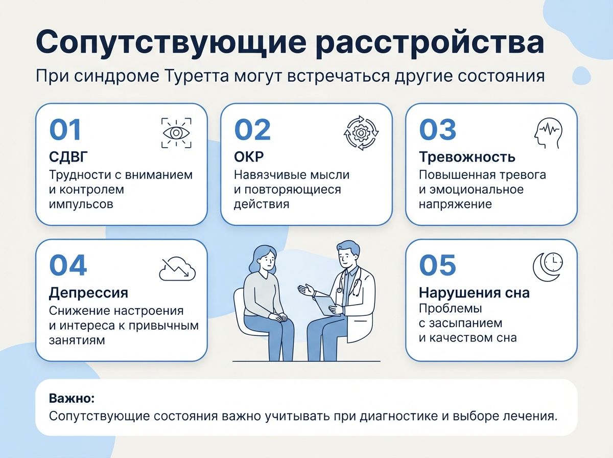 Лечение синдрома Туретта в Трубчевске инфографика